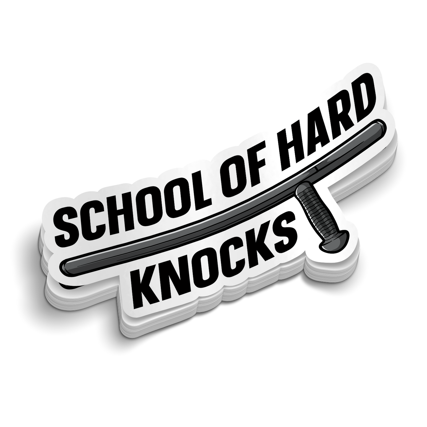 School of Hard Knocks Funny Police Sticker