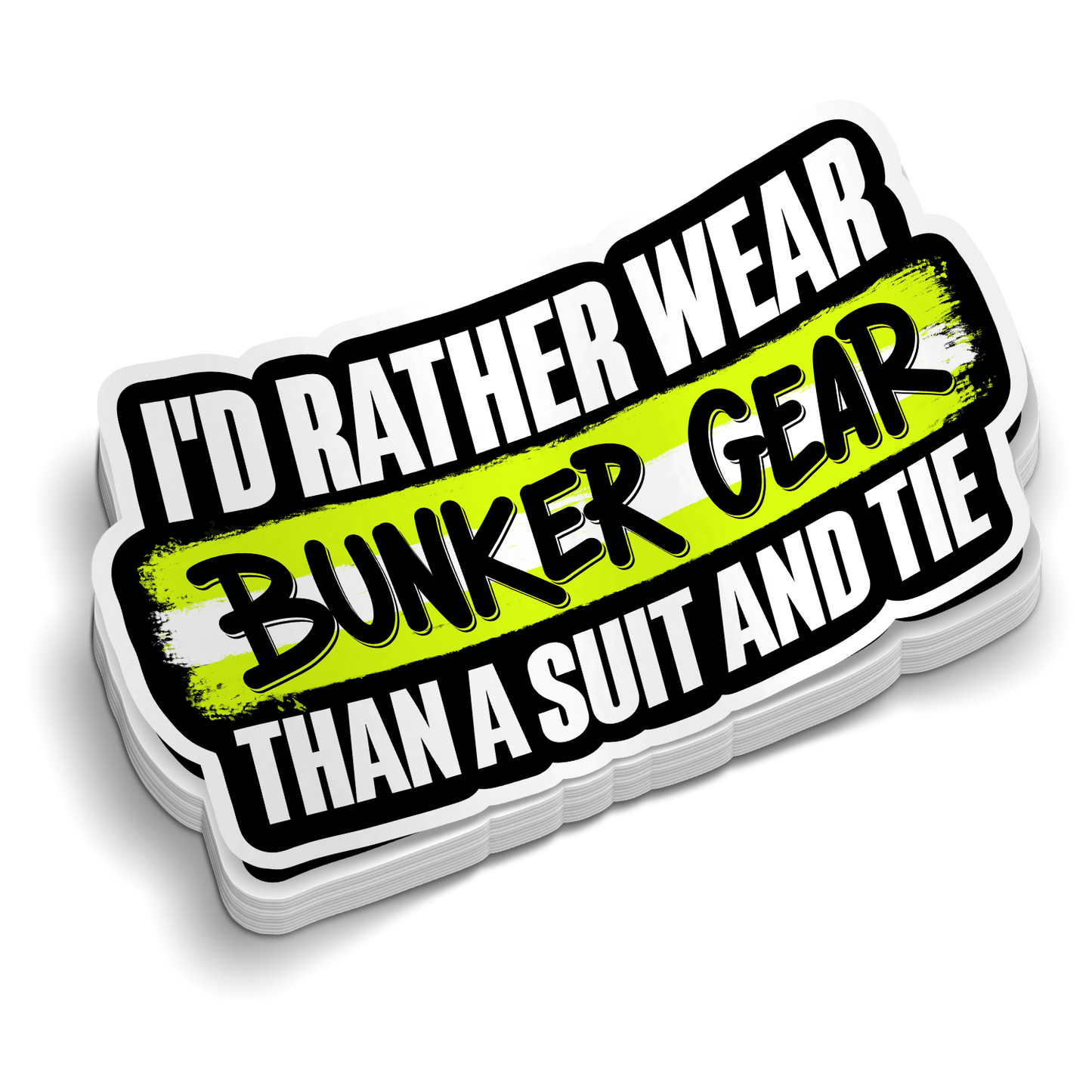 Bunker Gear | Funny Medical Stickers
