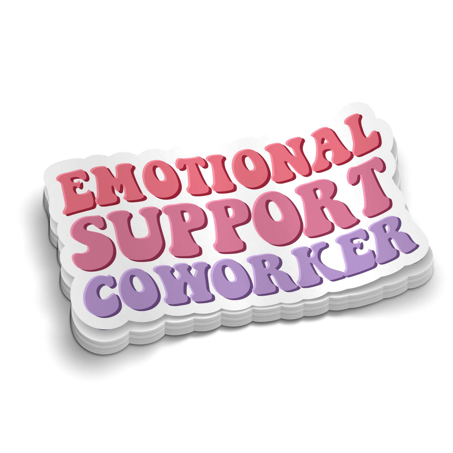 Emotional Support Coworker - Funny Stickers