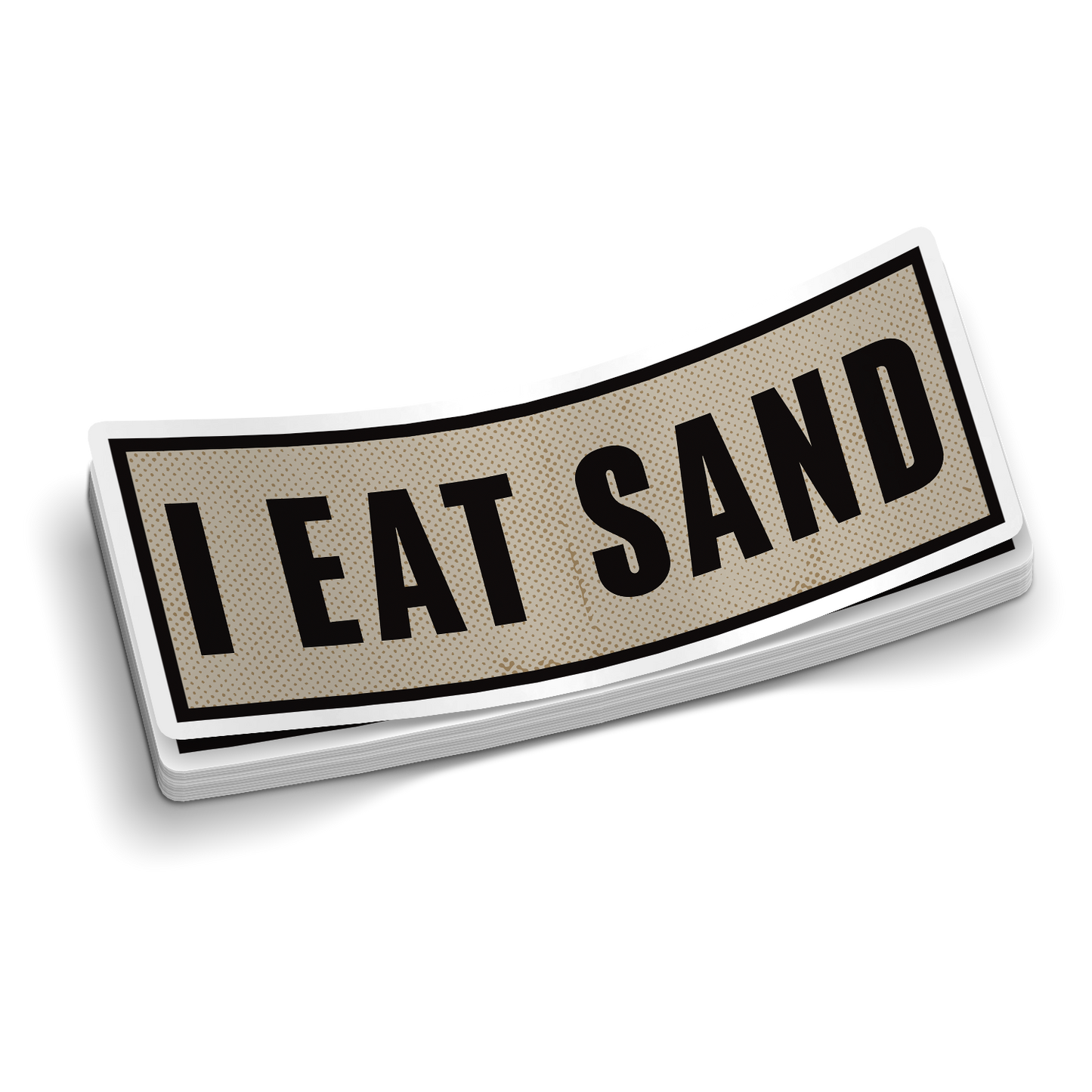I Eat Sand | Funny GWOT Stickers | Perfect for Coffee Cups