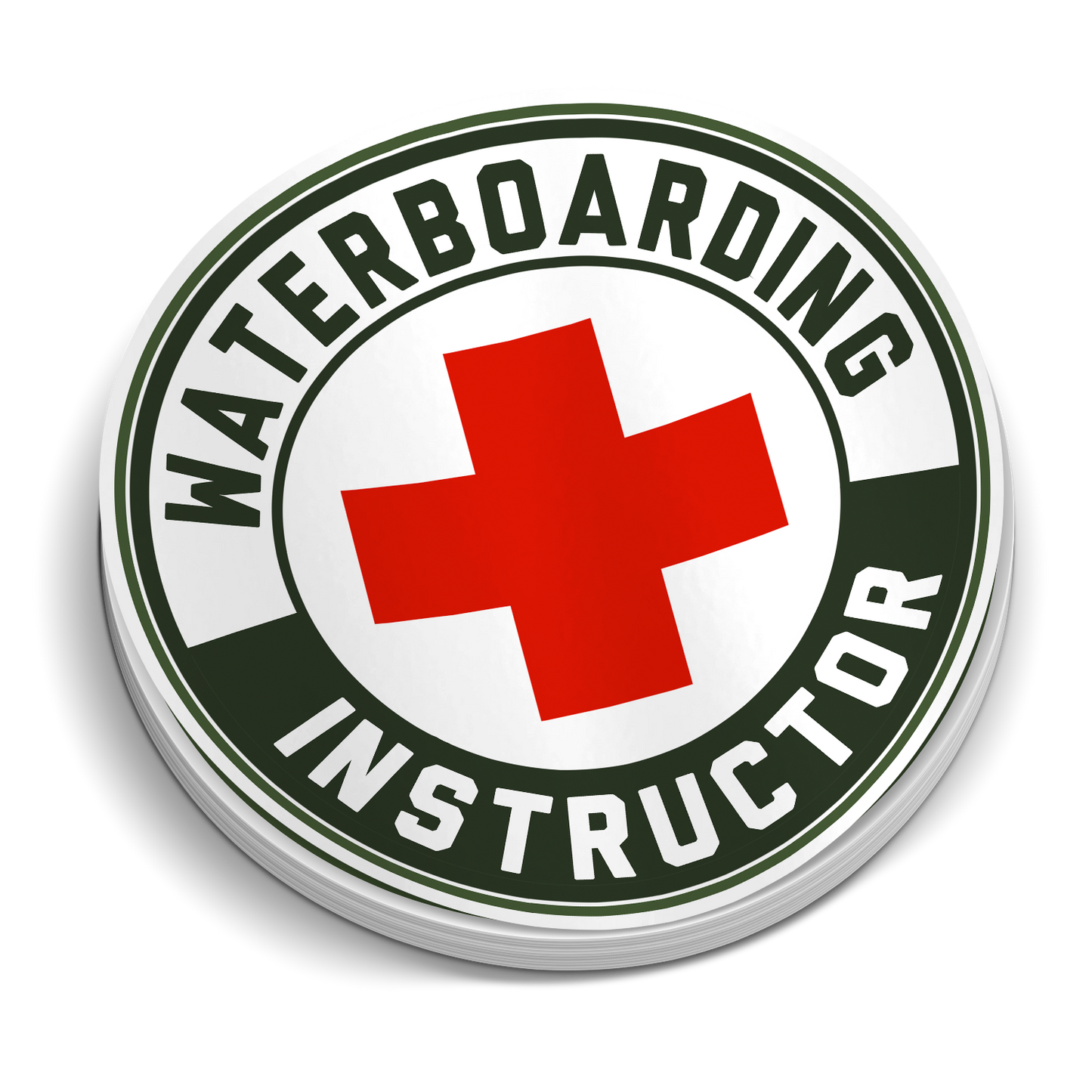 Waterboarding | Funny Military Stickers | Perfect for Windows