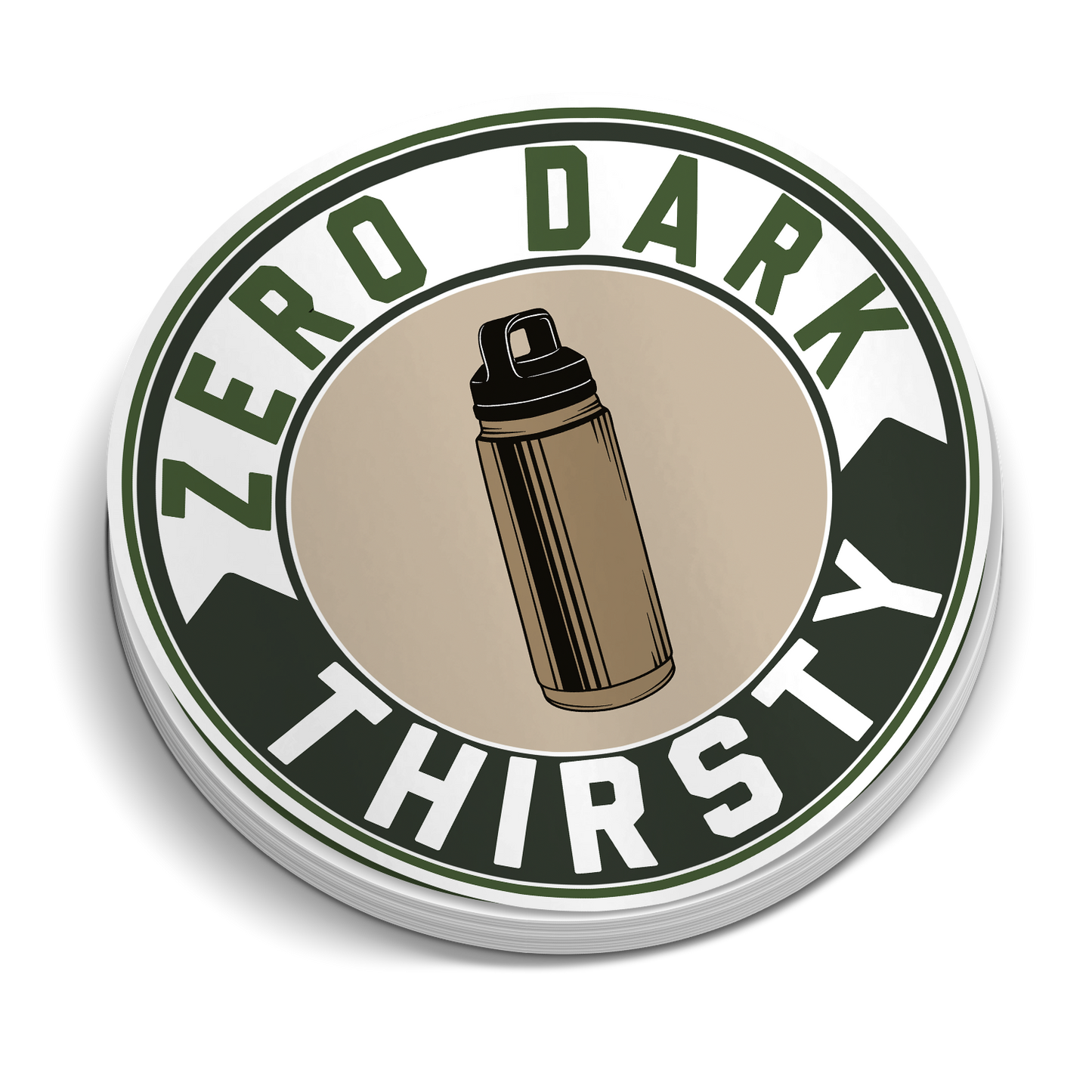 Zero Dark Thirsty | Funny Military Stickers