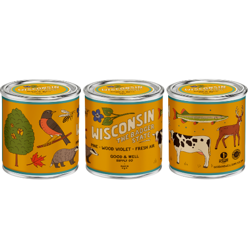 Wisconsin State Candle