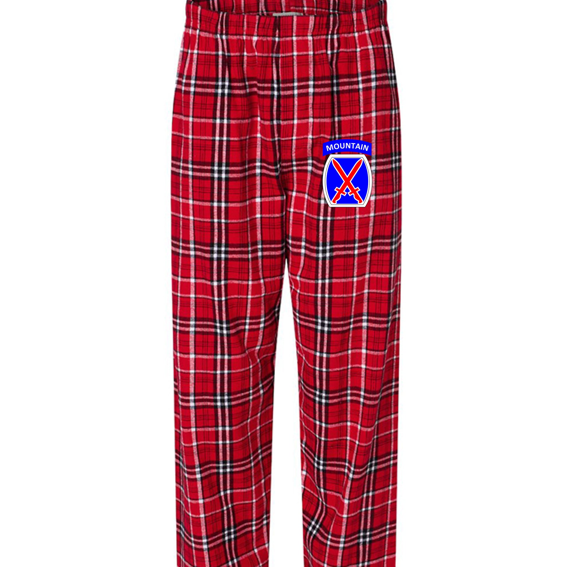 RED/ WHITE PLAID - FRONT