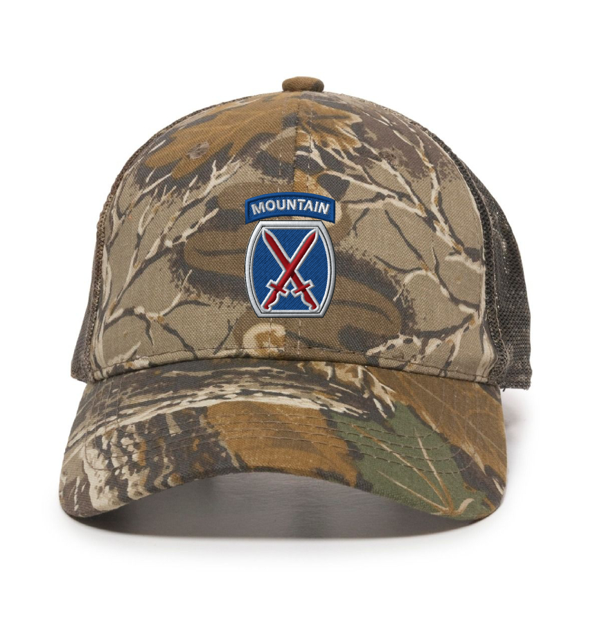 10th Mountain Woodland Trucker Cap