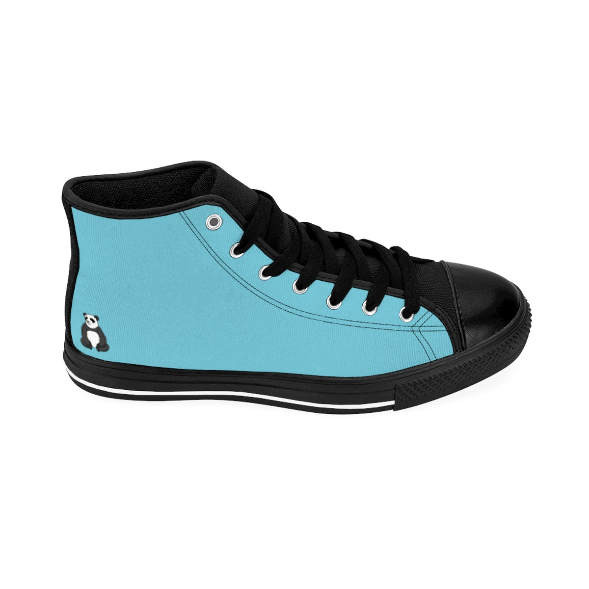 Teal Women's Comfy High-top Sneakers