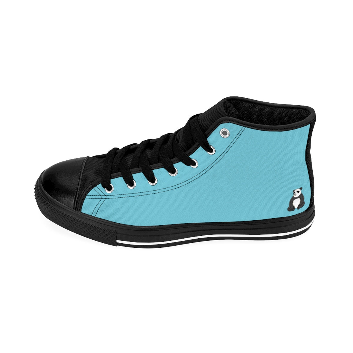 Teal Women's Comfy High-top Sneakers