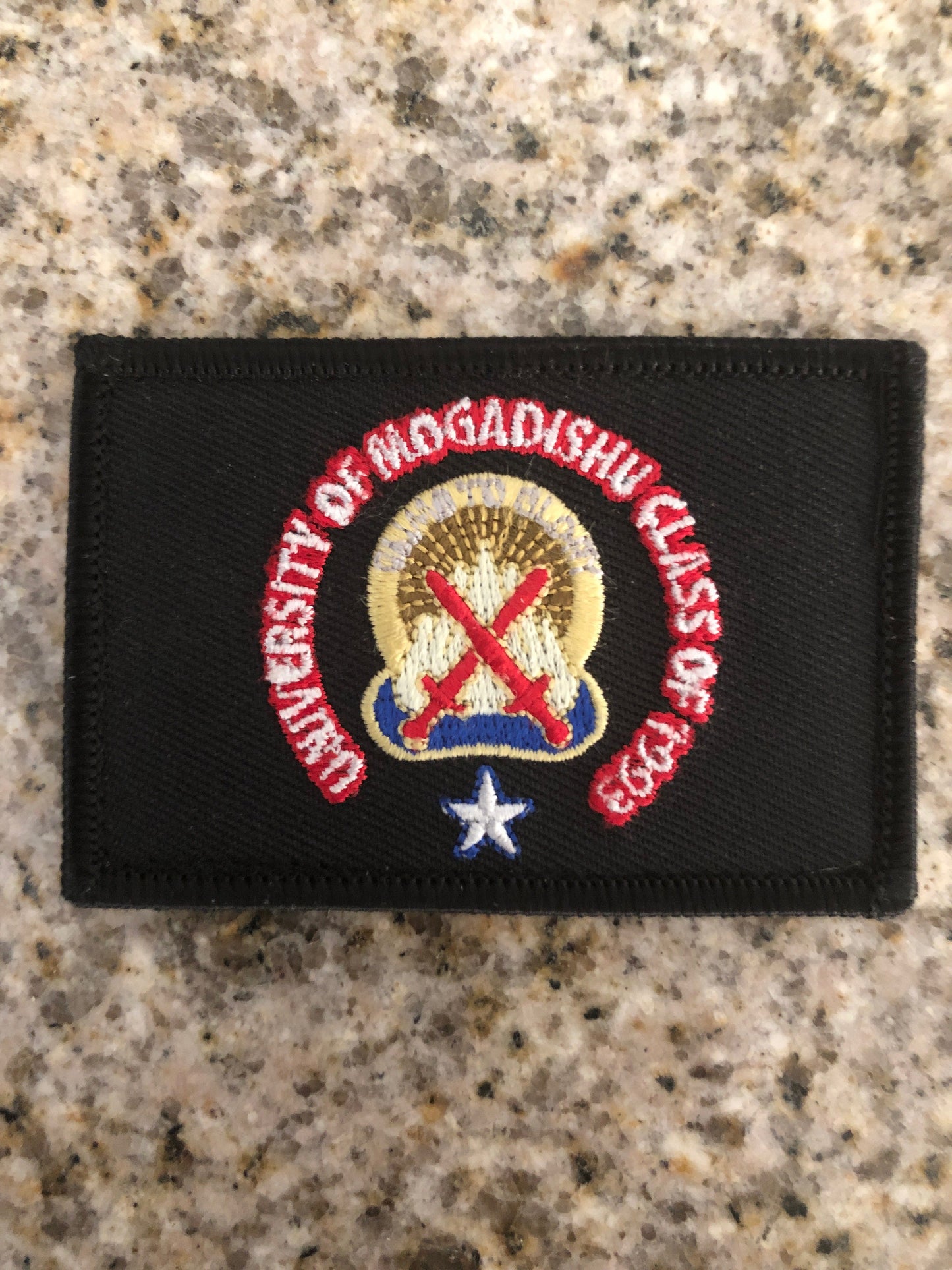 University of Mogadishu Class of 1993 Velcro Patch