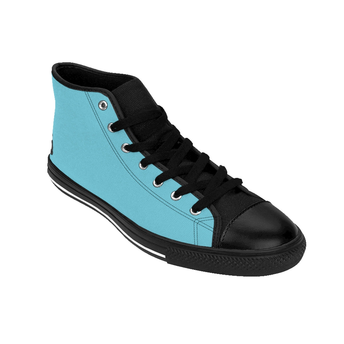 Teal Women's Comfy High-top Sneakers