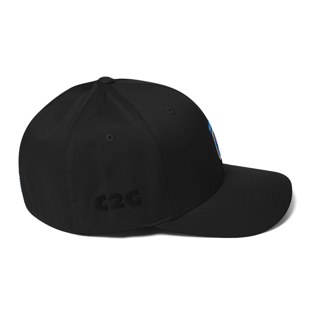 10th Mountain Structured Twill Flex Fit Cap