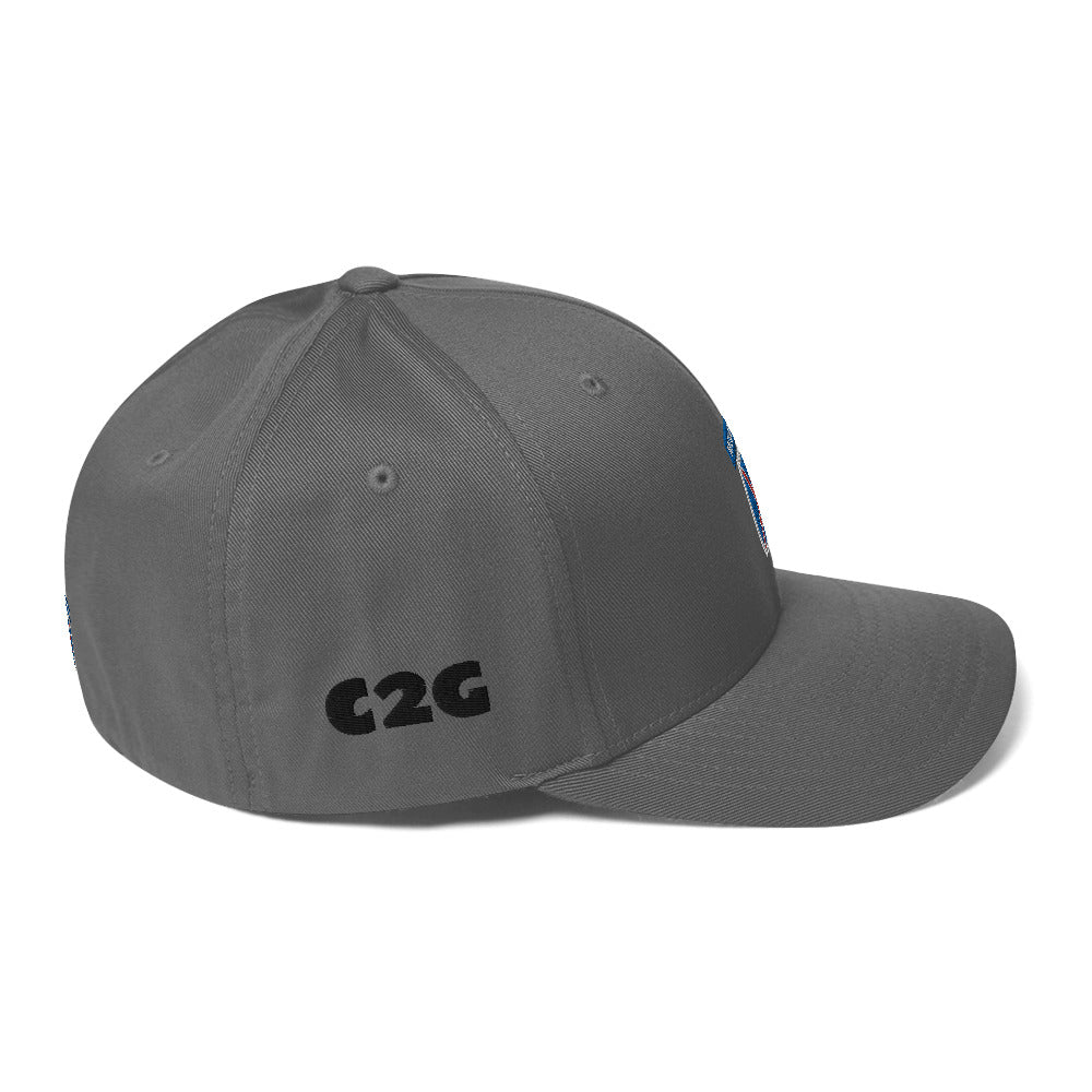 10th Mountain Structured Twill Flex Fit Cap