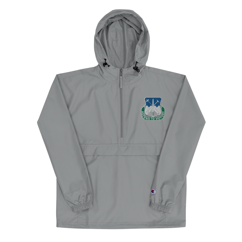3/172nd Inf (Mtn) Embroidered Champion Packable Jacket