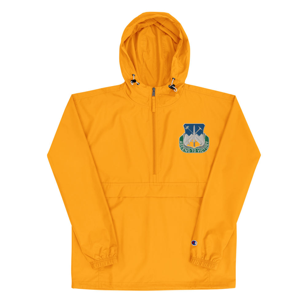 3/172nd Inf (Mtn) Embroidered Champion Packable Jacket