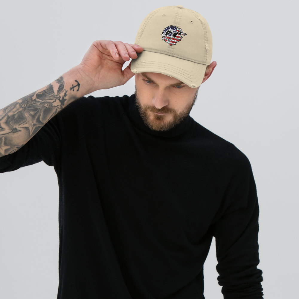 USA Pando Commando Distressed Dad Hat