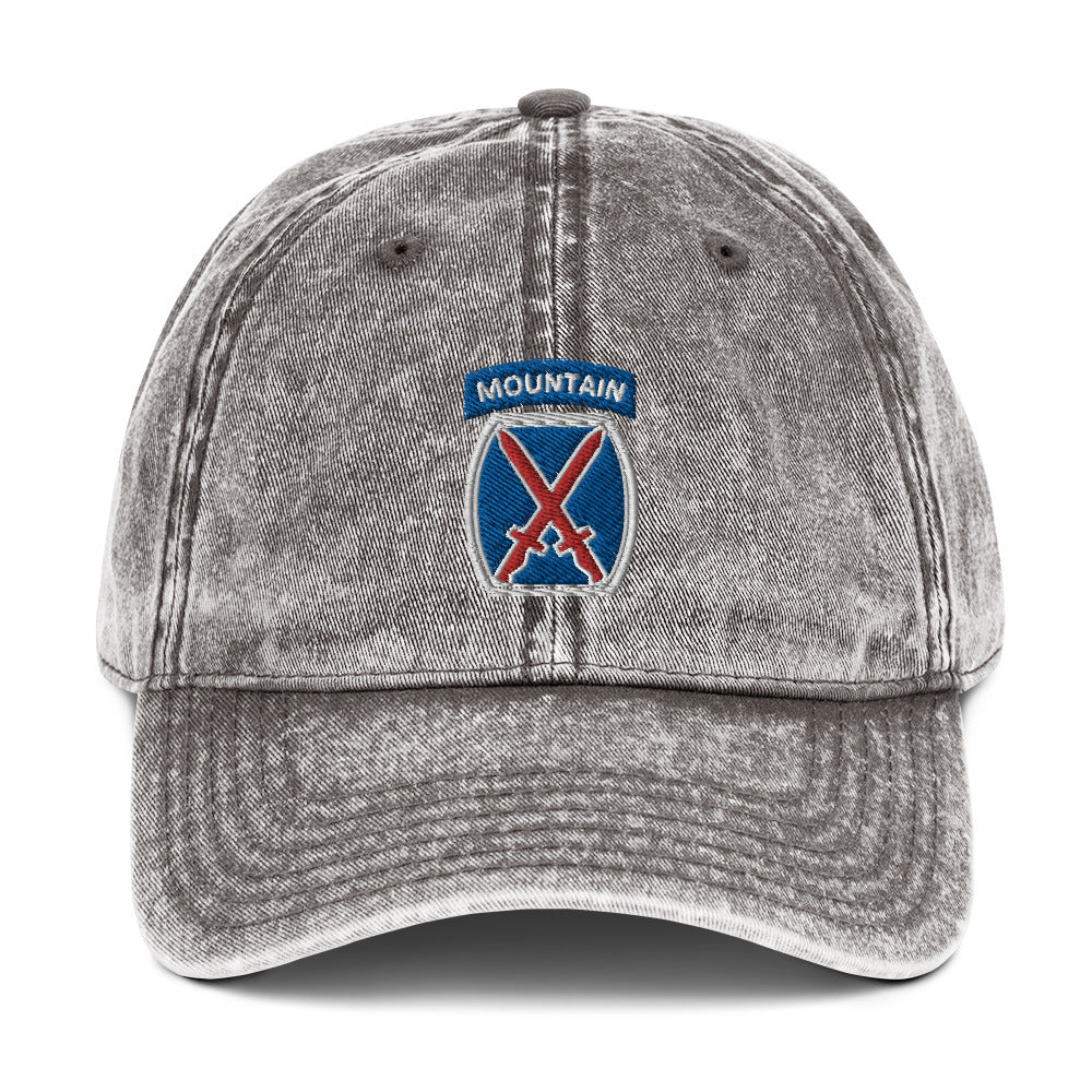 10th Mountain Vintage Cotton Twill Cap