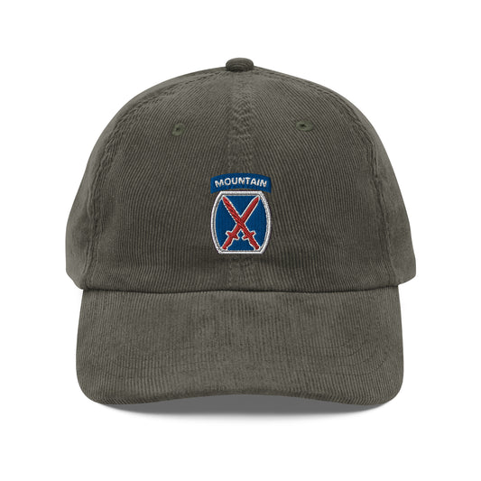 10th Mountain Vintage Corduroy Cap