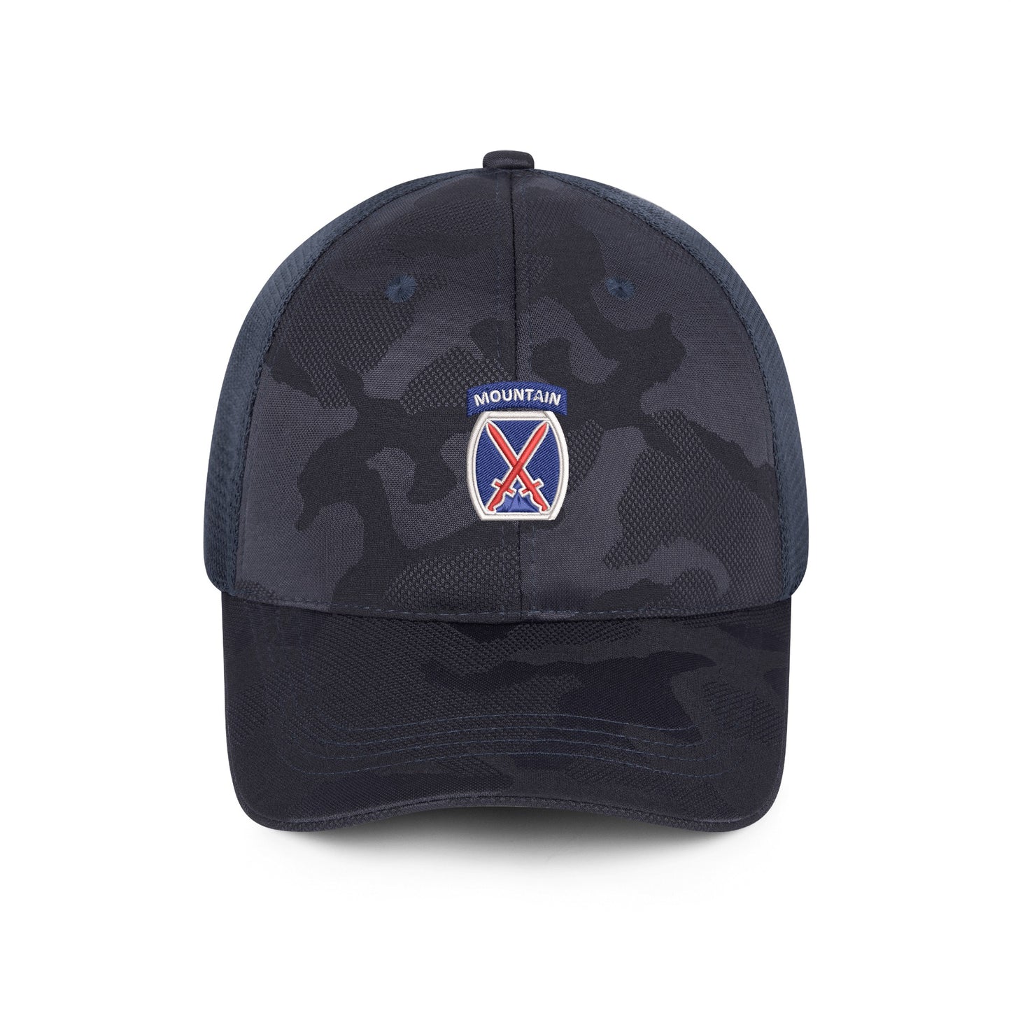 10th Mountain Sports Mesh Camo Apex Caps