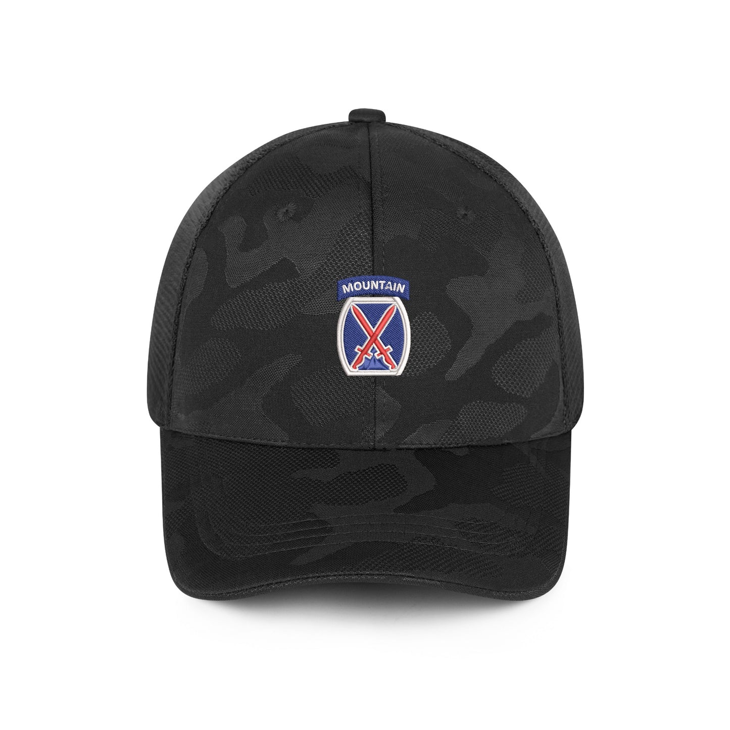 10th Mountain Sports Mesh Camo Apex Caps