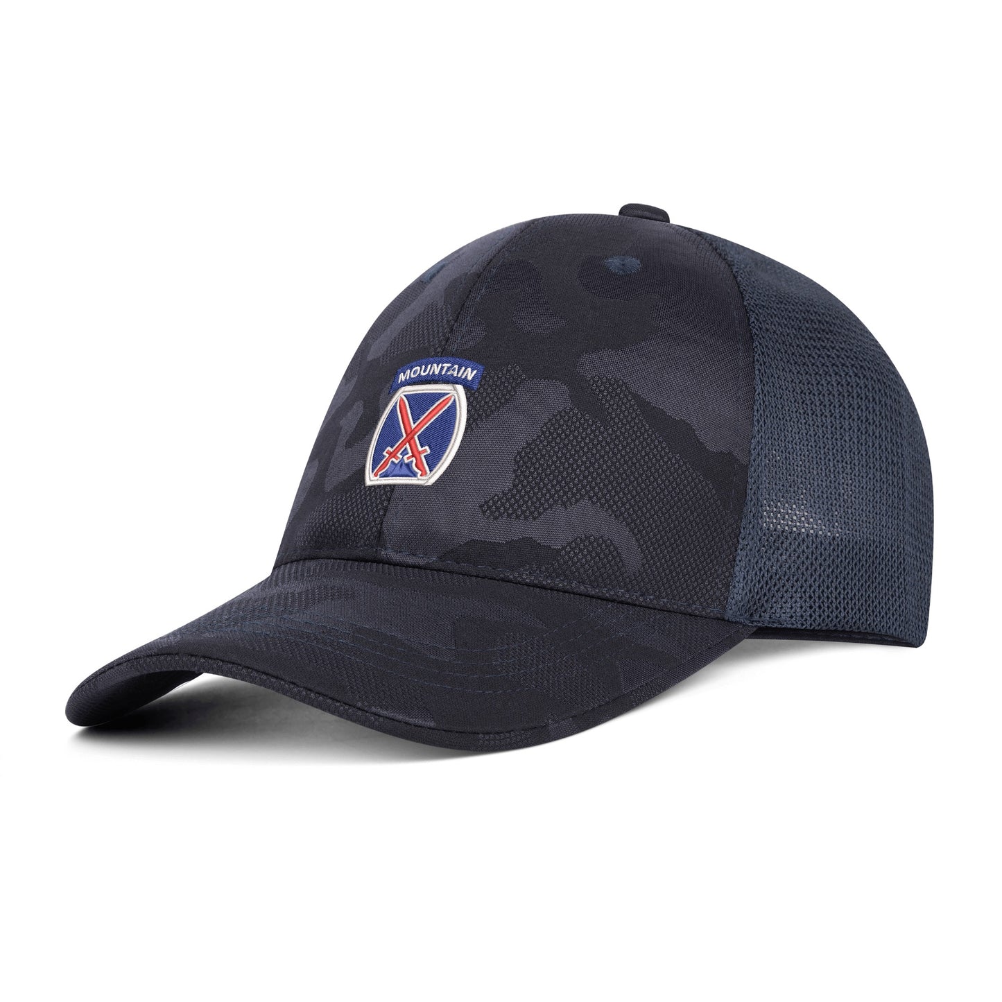 10th Mountain Sports Mesh Camo Apex Caps