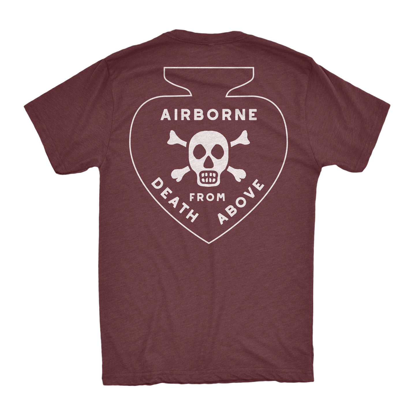 Vietnam Airborne Death Spade Athletic Shirt