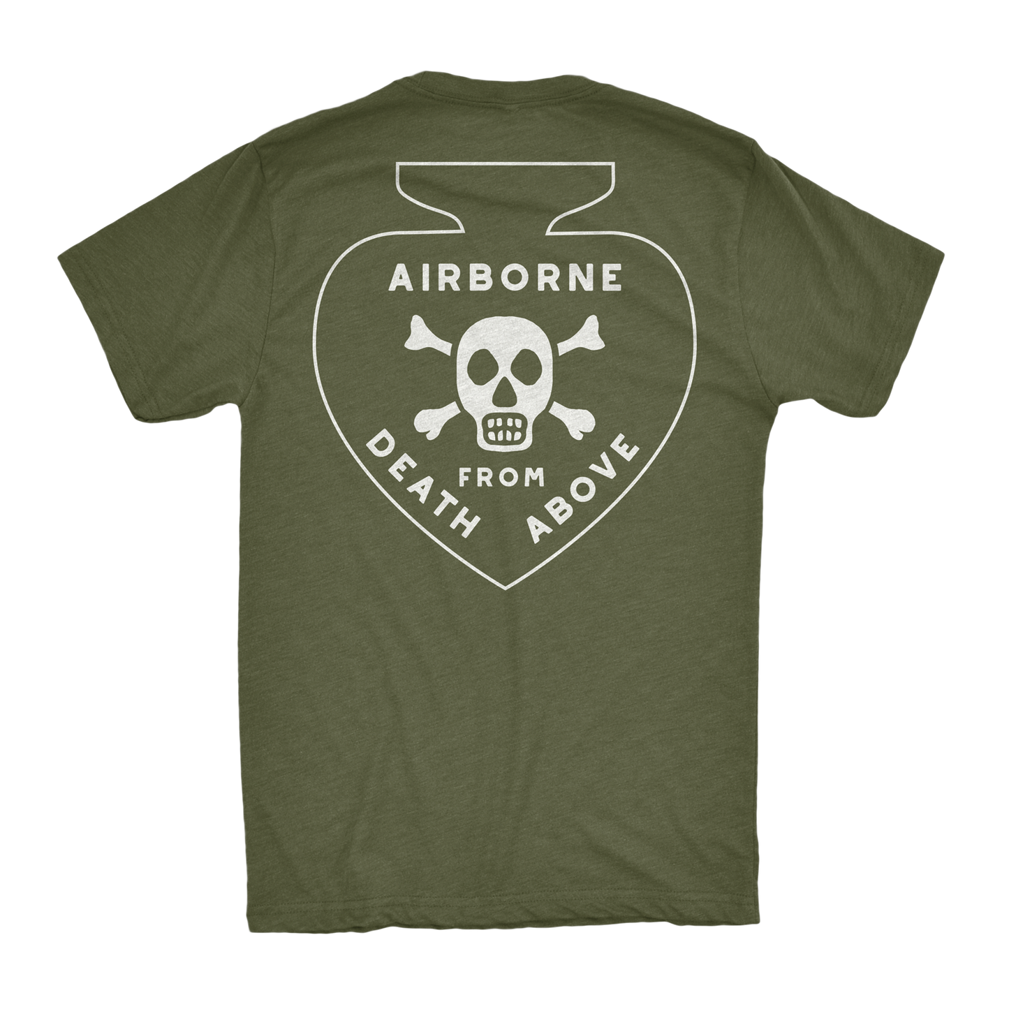 Vietnam Airborne Death Spade Athletic Shirt