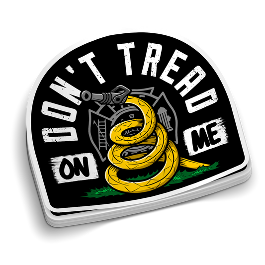 Don't Tread On Me | Firefighter Tumbler Stickers