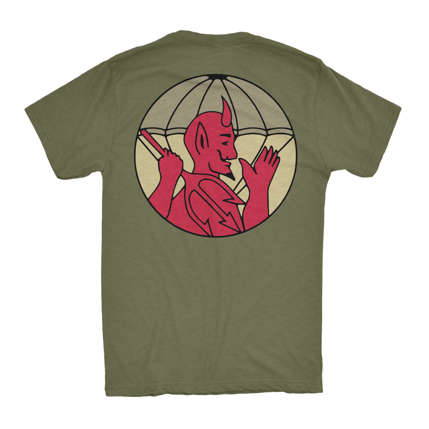 504th Parachute Infantry Regiment Vintage Devil Athletic Shirt