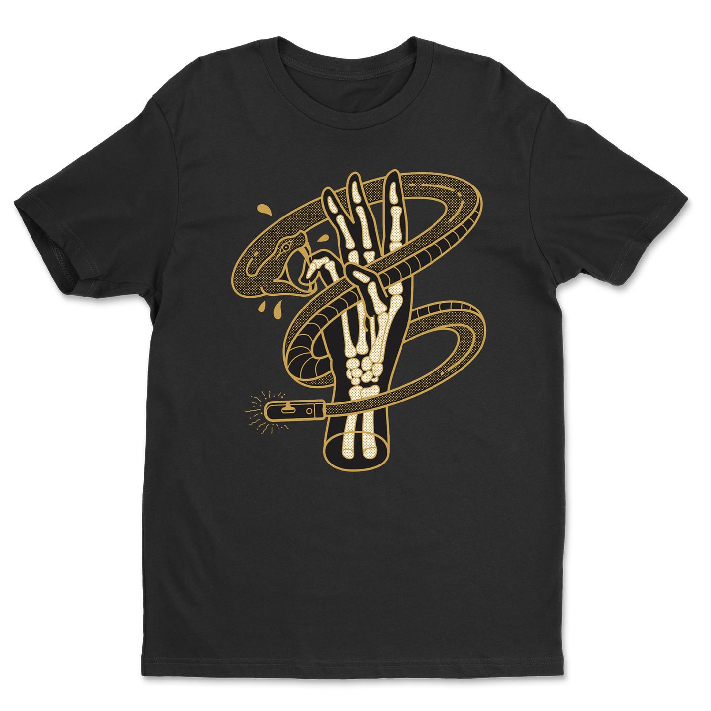 The Retro Static Line Bites Athletic Shirt