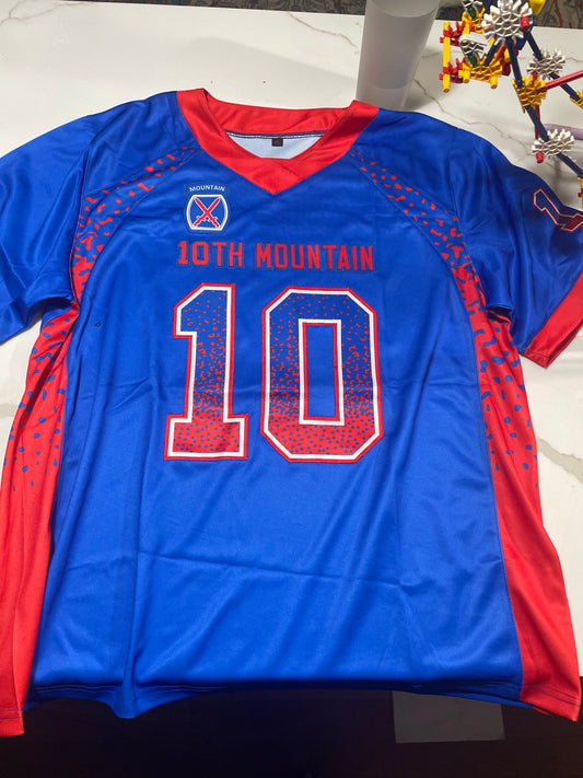 10th Mountain Football Jersey