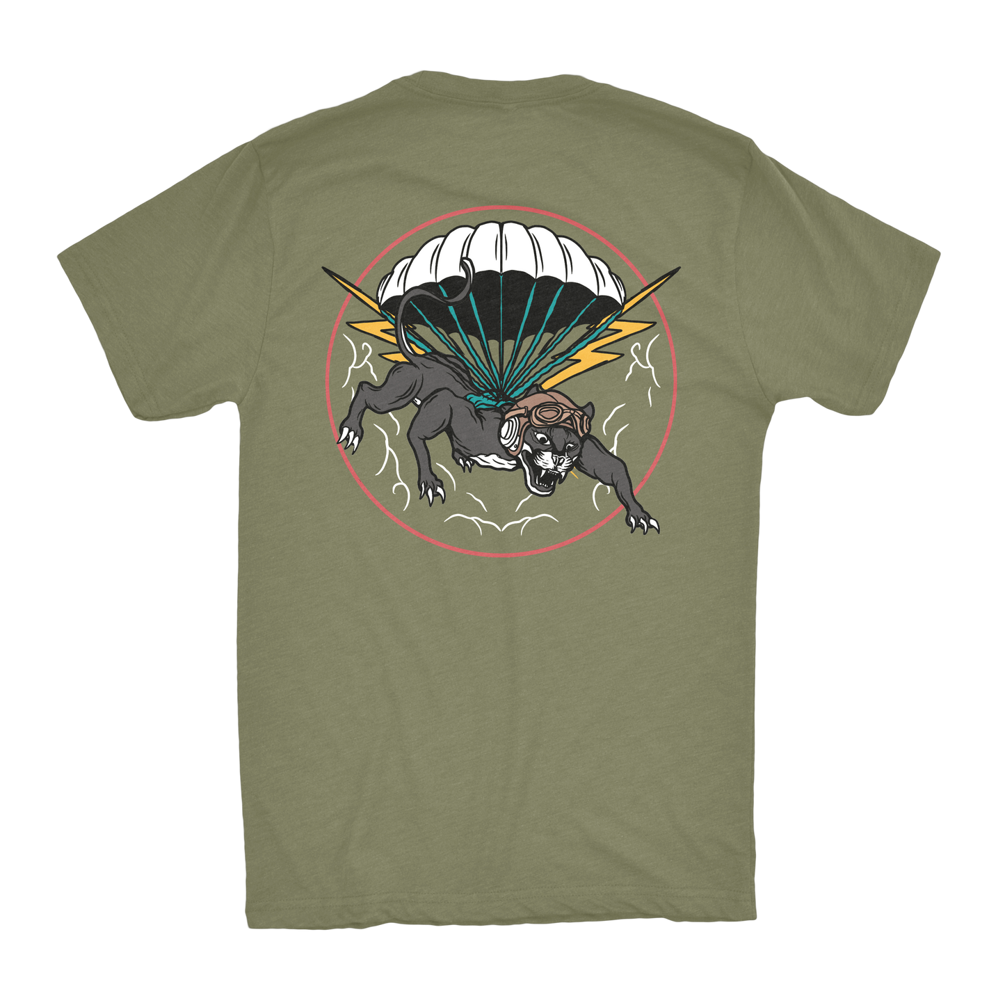 2-503 Cat Patch Remastered Shirt Military Green
