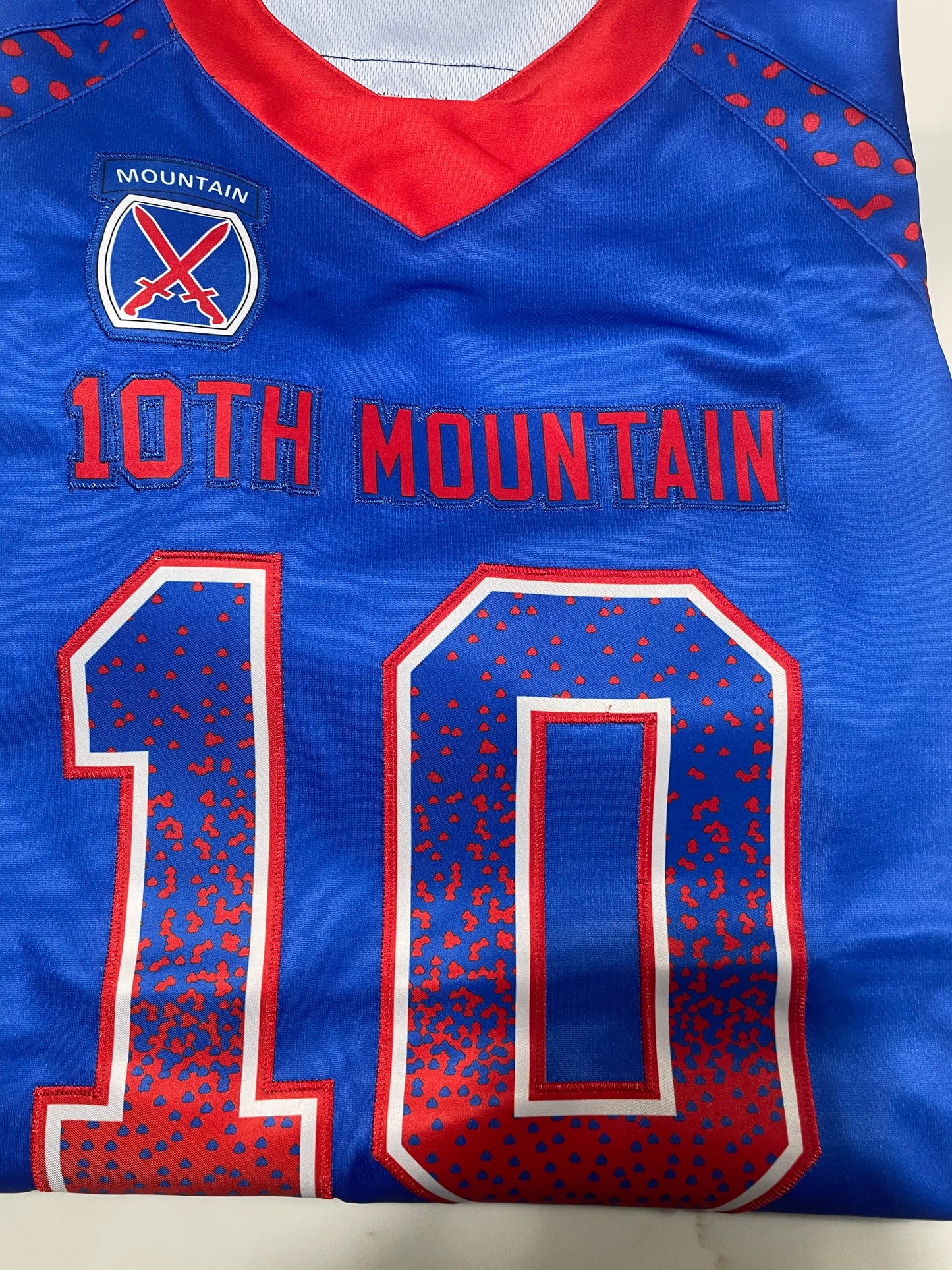 10th Mountain Football Jersey