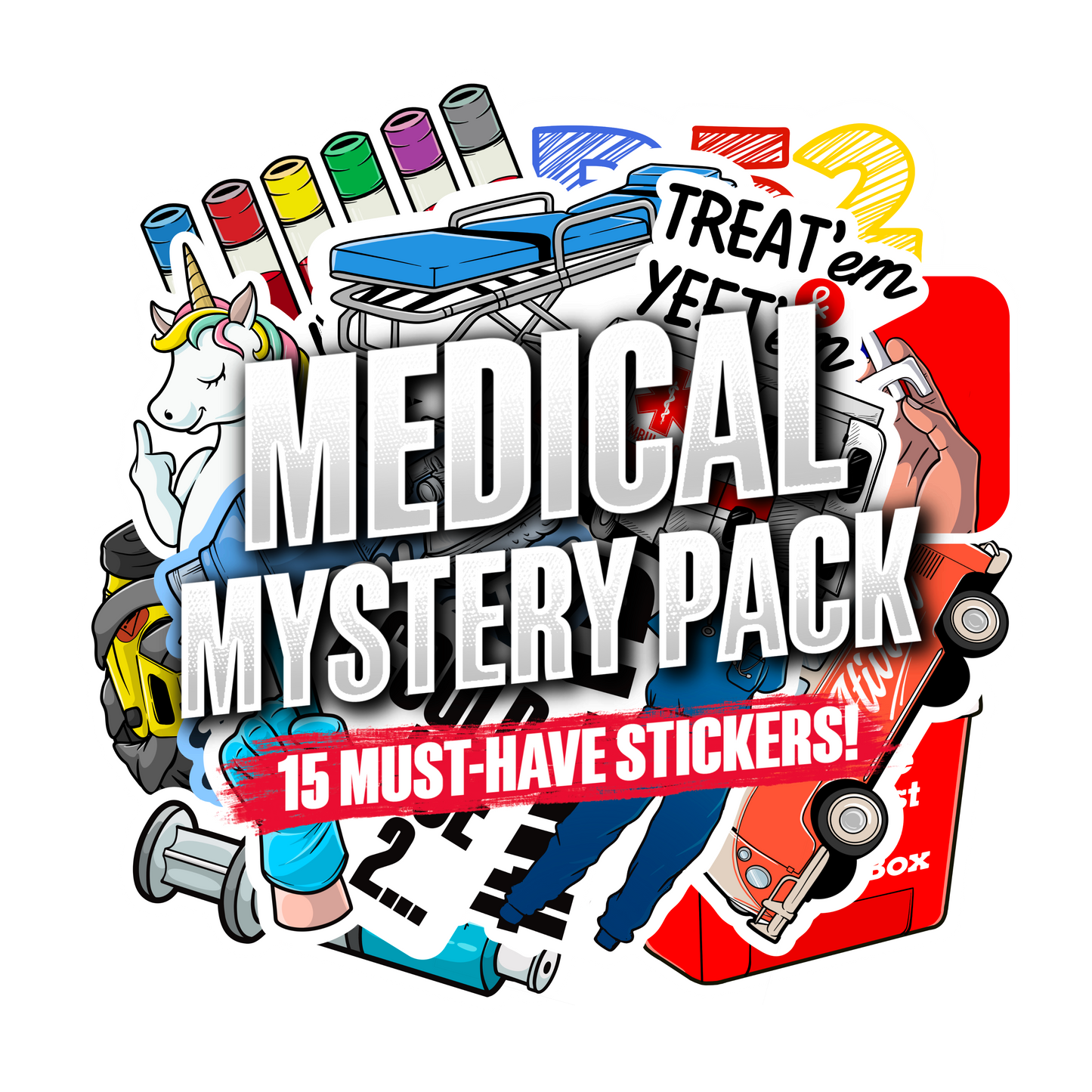 Mystery Sticker Packs | Medical