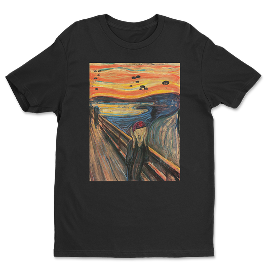 Screaming Airborne Man Athletic Shirt