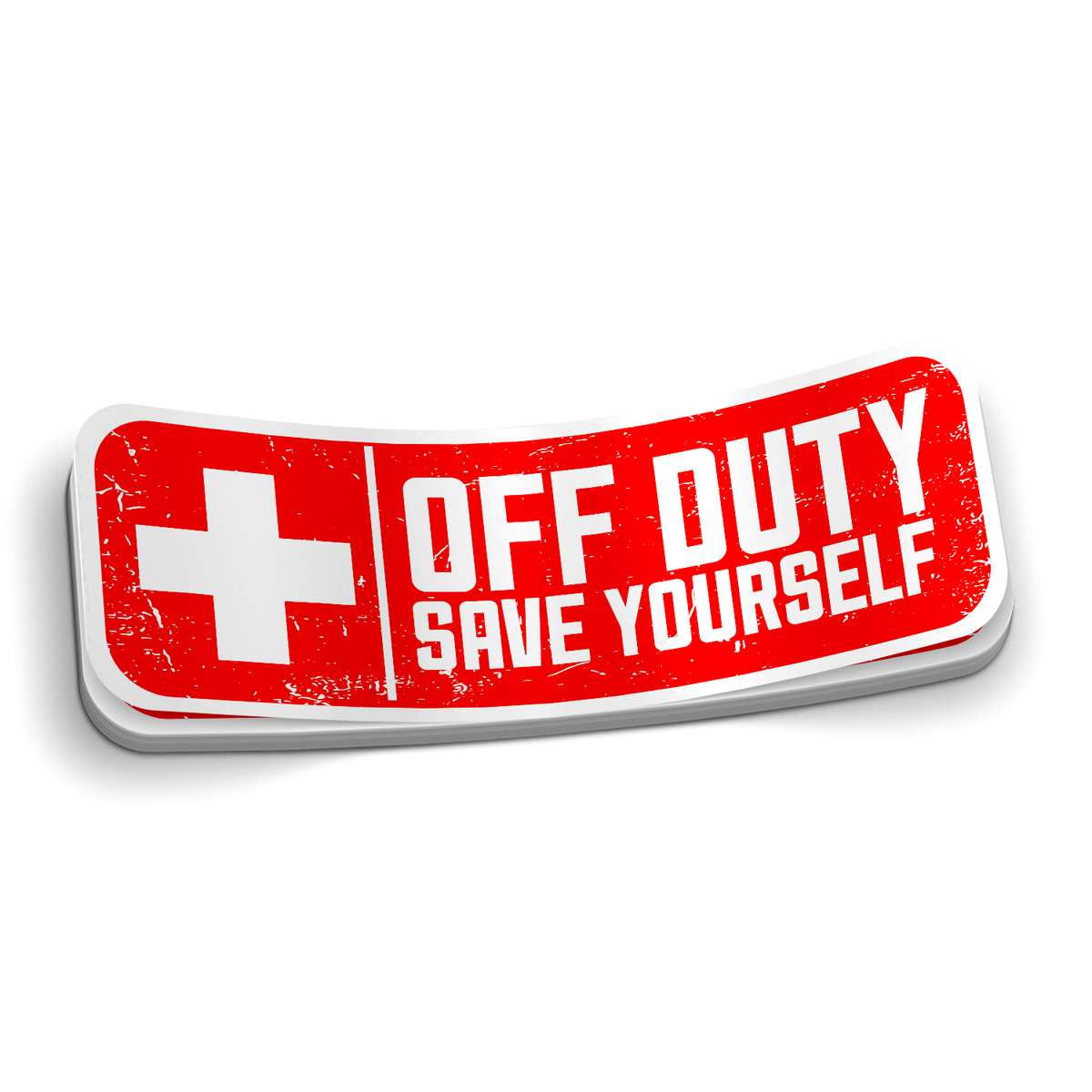 Save Up Sticker Off Duty - Save Yourself Sticker – Mountain Up