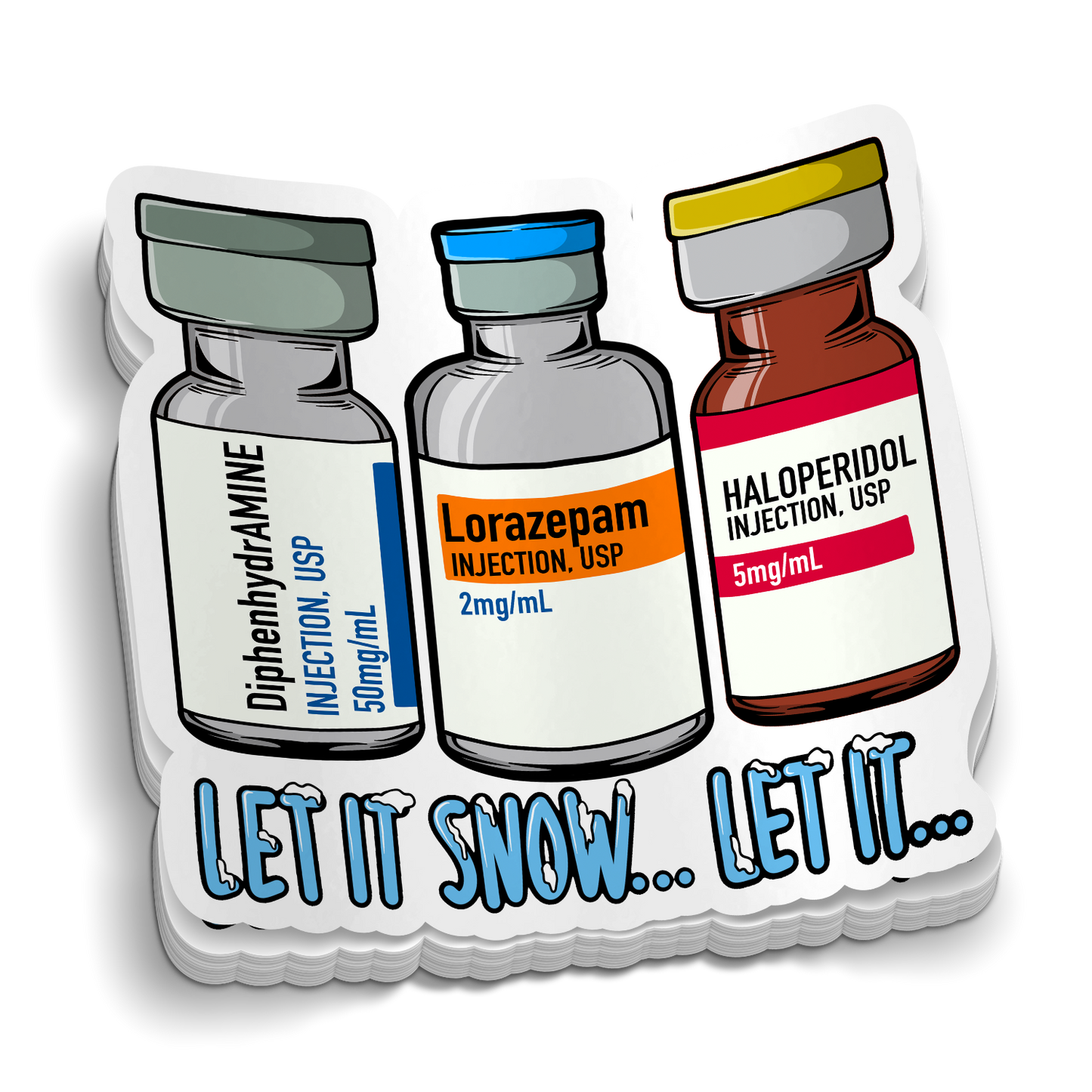 Let It Snow, Let It Snow... Sticker