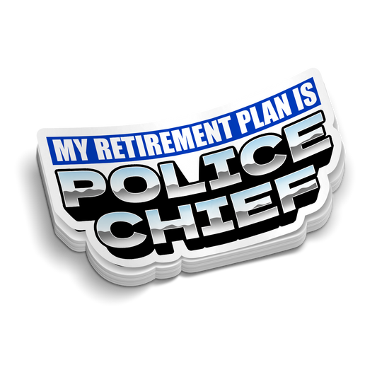 Police Chief - Police Tumbler Stickers