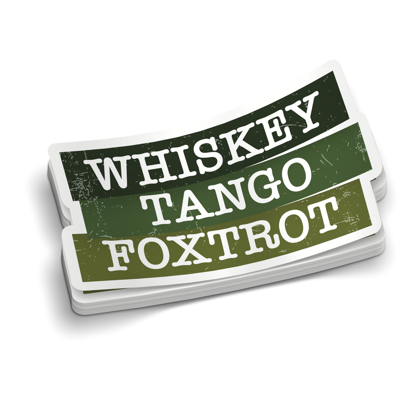 WTF | Funny Military Stickers | Perfect for Coffee Cups