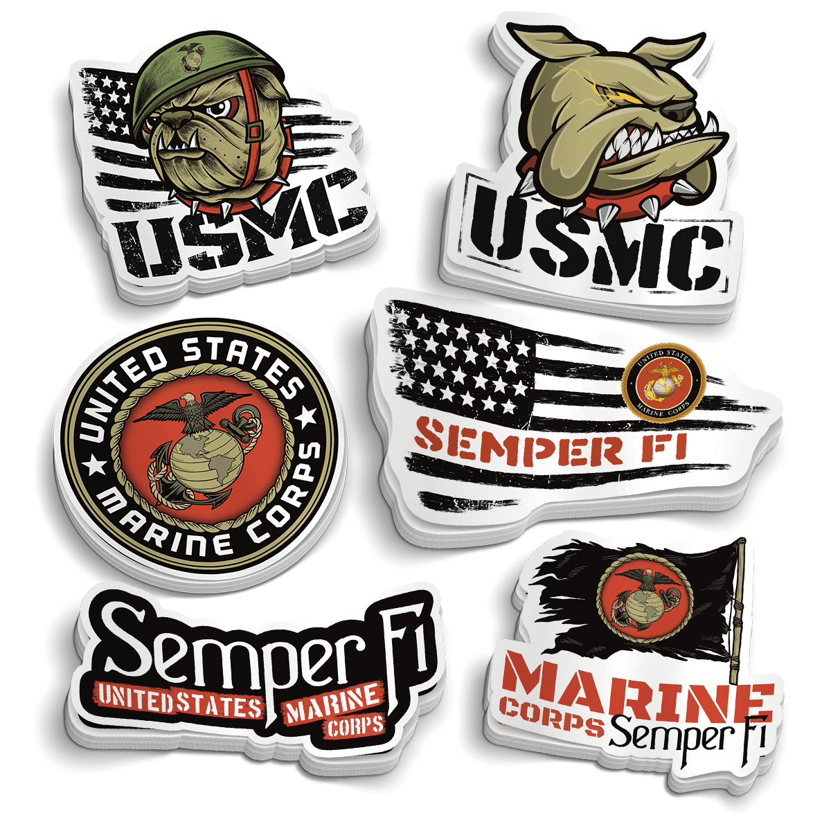 USMC Marine Corps Sticker Pack
