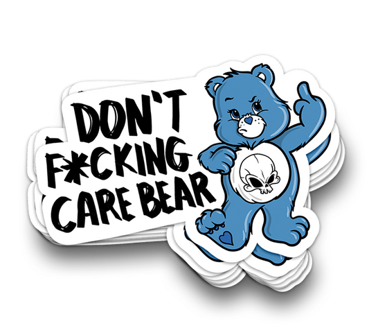 Don't Fu*king Care | Funny Sarcastic Tumbler Stickers