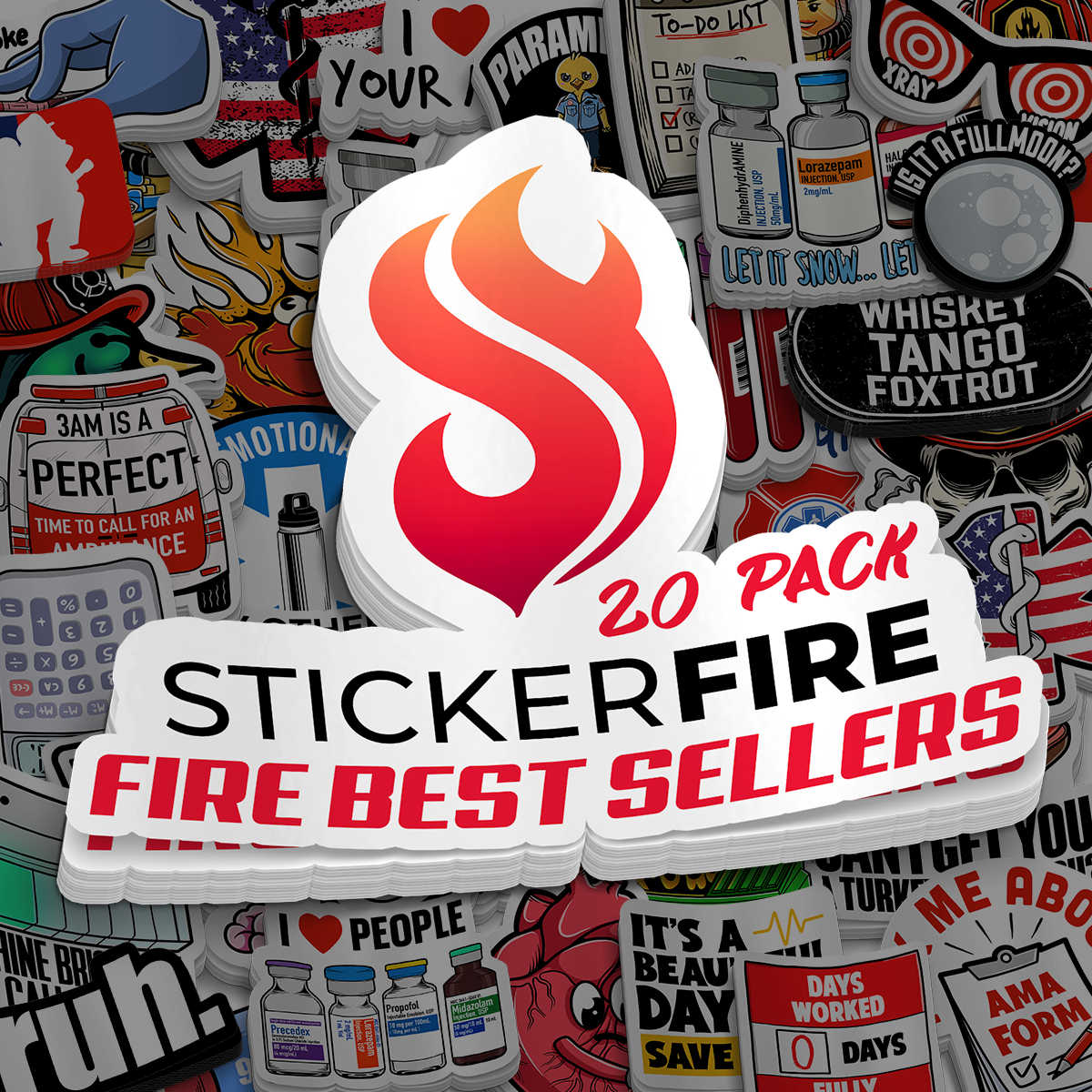 Fire & EMT Stickers Best Sellers