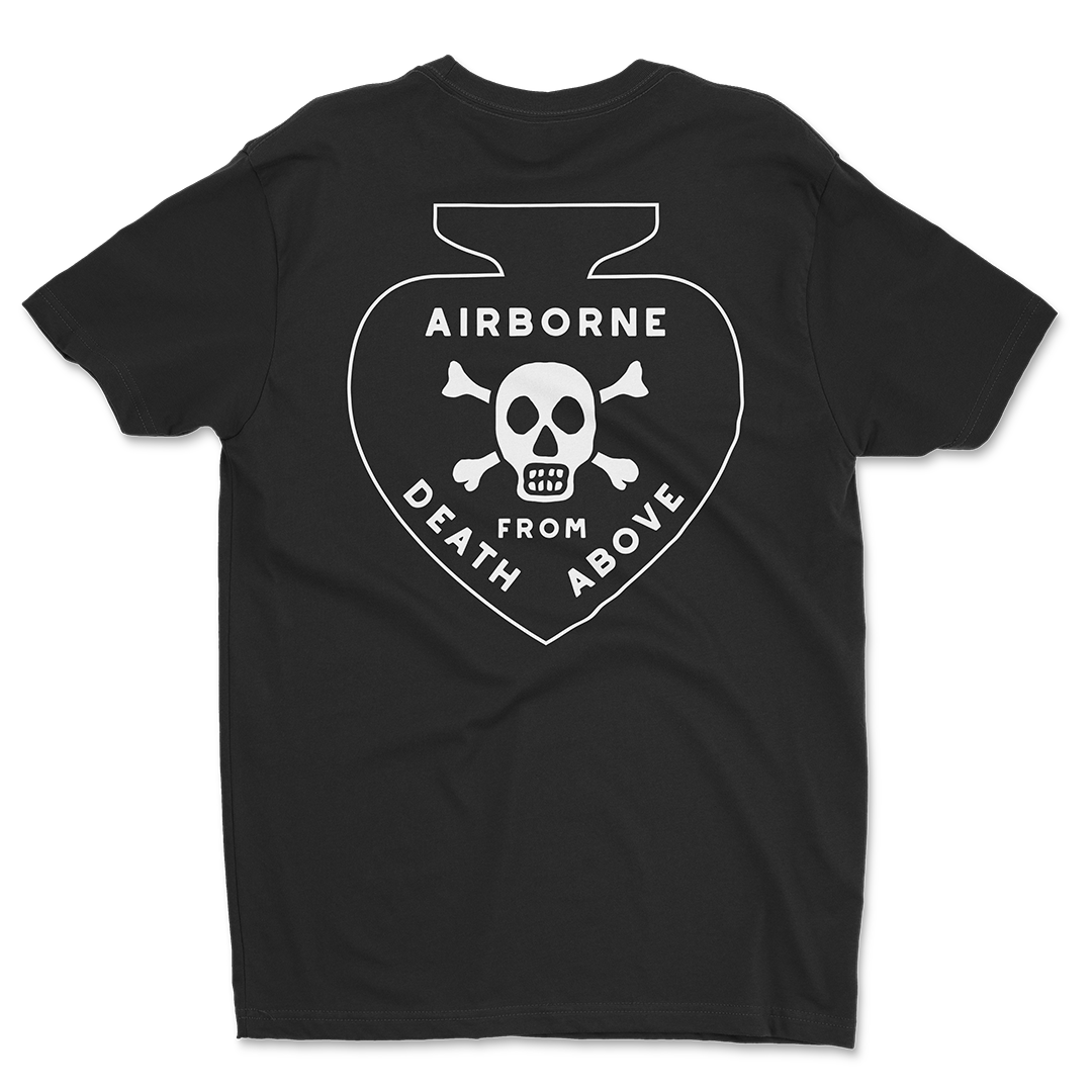 Vietnam Airborne Death Spade Athletic Shirt
