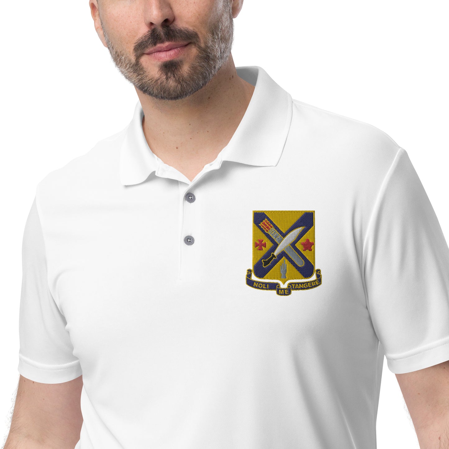 2nd Battalion, 2nd Infantry Regiment adidas performance polo shirt