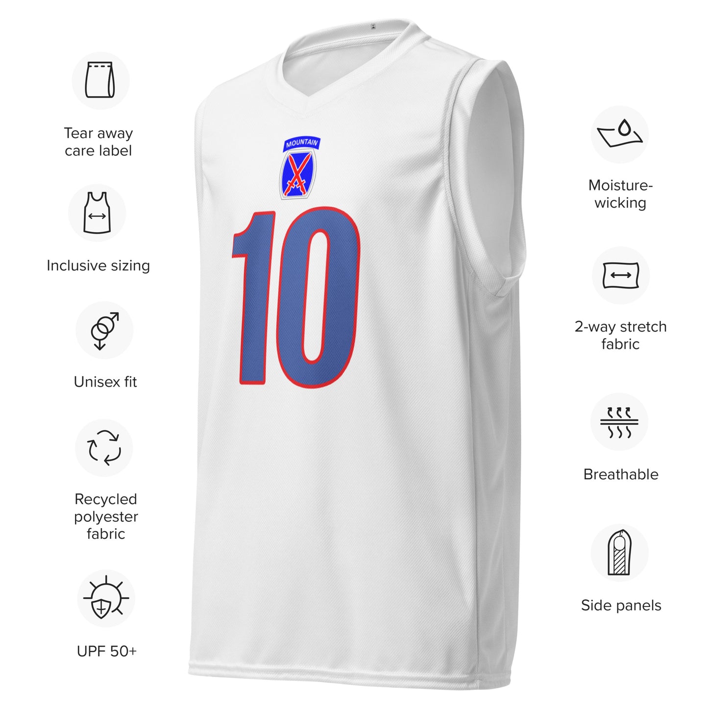 10th Mountain Basketball Jersey