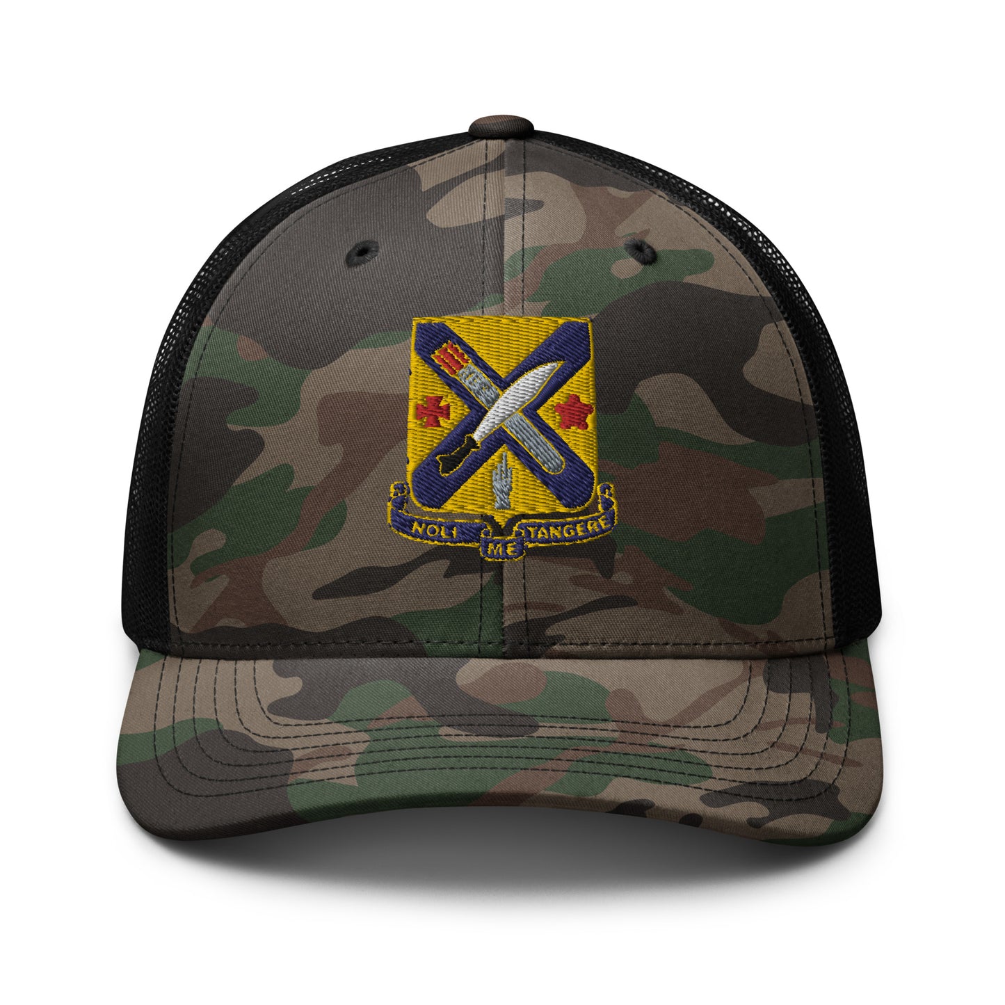 2nd Battalion, 2nd Infantry Regiment Camouflage trucker hat