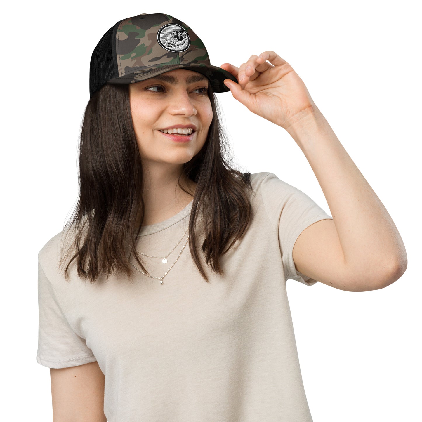 Swamp Pando Camouflage Trucker Hat