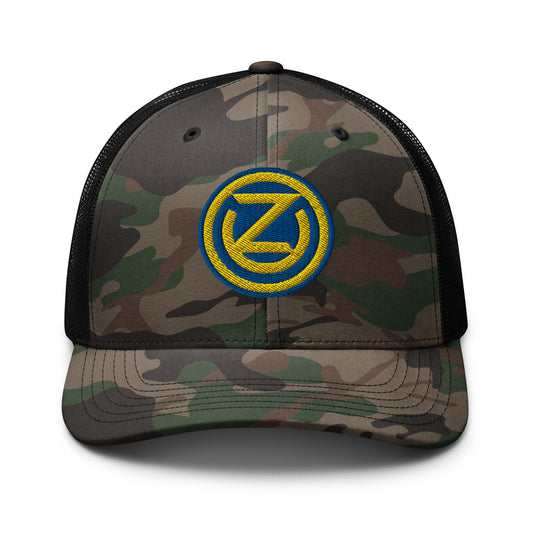 102nd Training Division Camouflage Trucker Hat