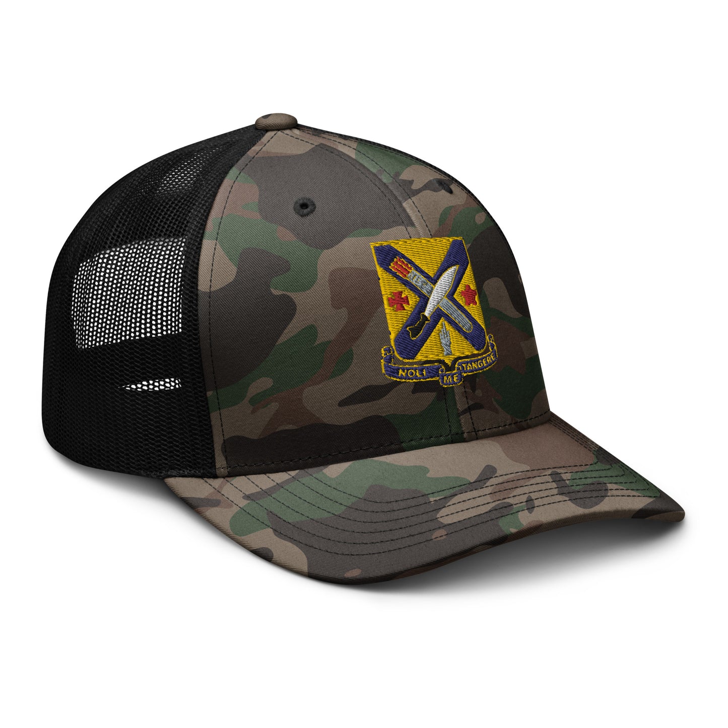 2nd Battalion, 2nd Infantry Regiment Camouflage trucker hat