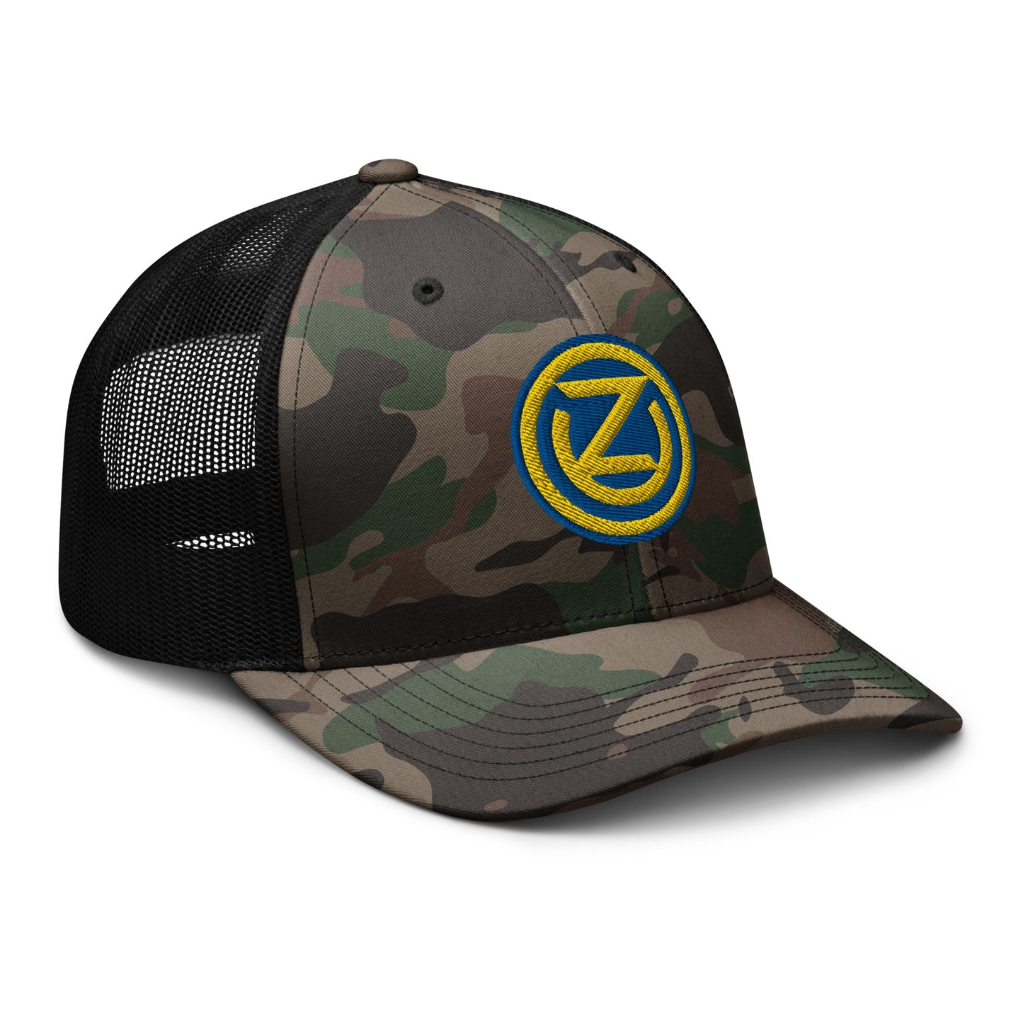 102nd Training Division Camouflage Trucker Hat