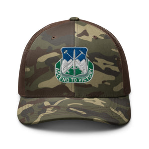 Ascend to Victory Camouflage Trucker Cap