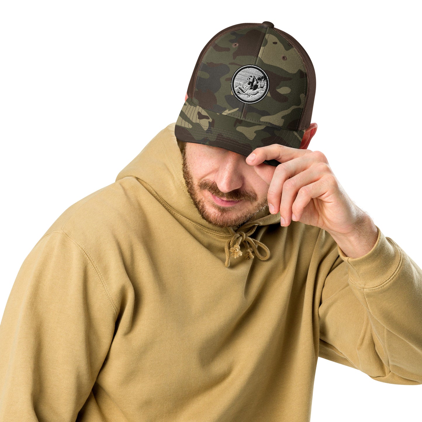 Swamp Pando Camouflage Trucker Hat